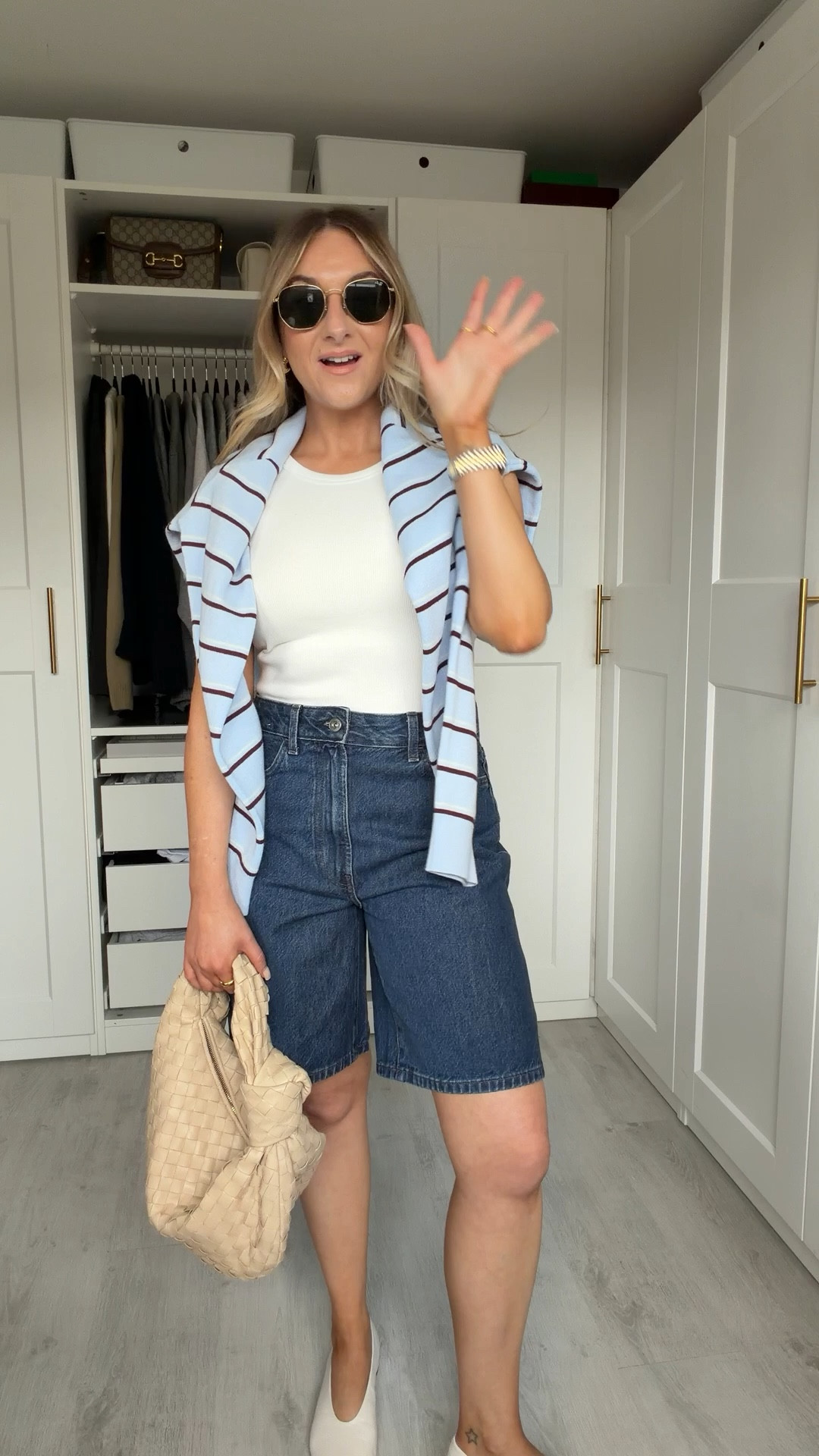 Summer / holiday outfit idea
Bra top: xs
Bermuda shorts: 24 (I sized down)
Striped jumper: medium

AD @uniqloeurope  #UNIQLOLifeWear

#LTKsummer #LTKstyletip #LTKspring