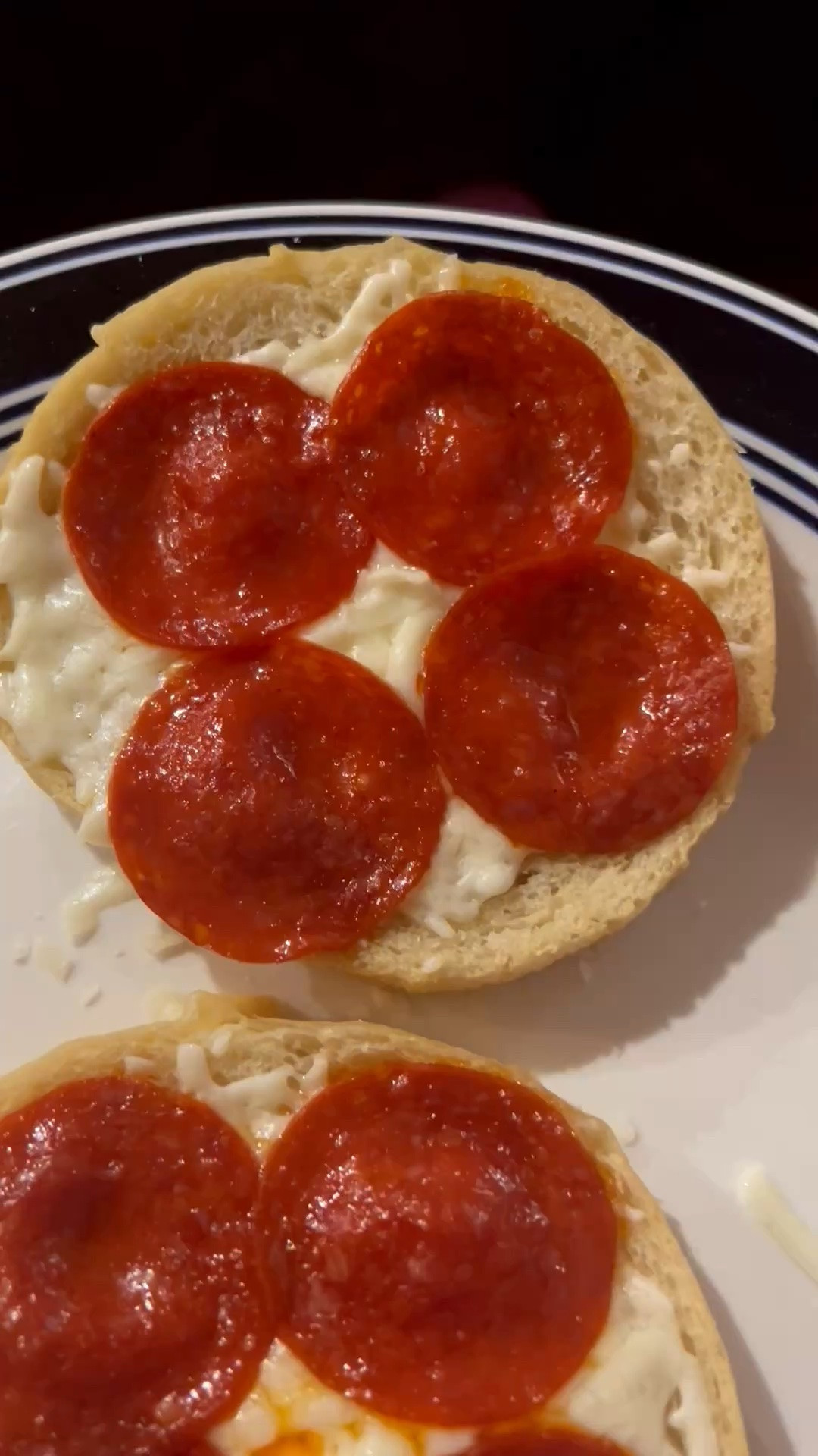 For Dinner I made mini pizzas 🍕 with sourdough bread 🍞,Mozzarella Cheese and Pepperoni 🍕 It is such a fast easy idea for Lunch, Dinner or a quick Snack 🍕

#LTKfoodie #LTKstorytime #LTKdayinmylife