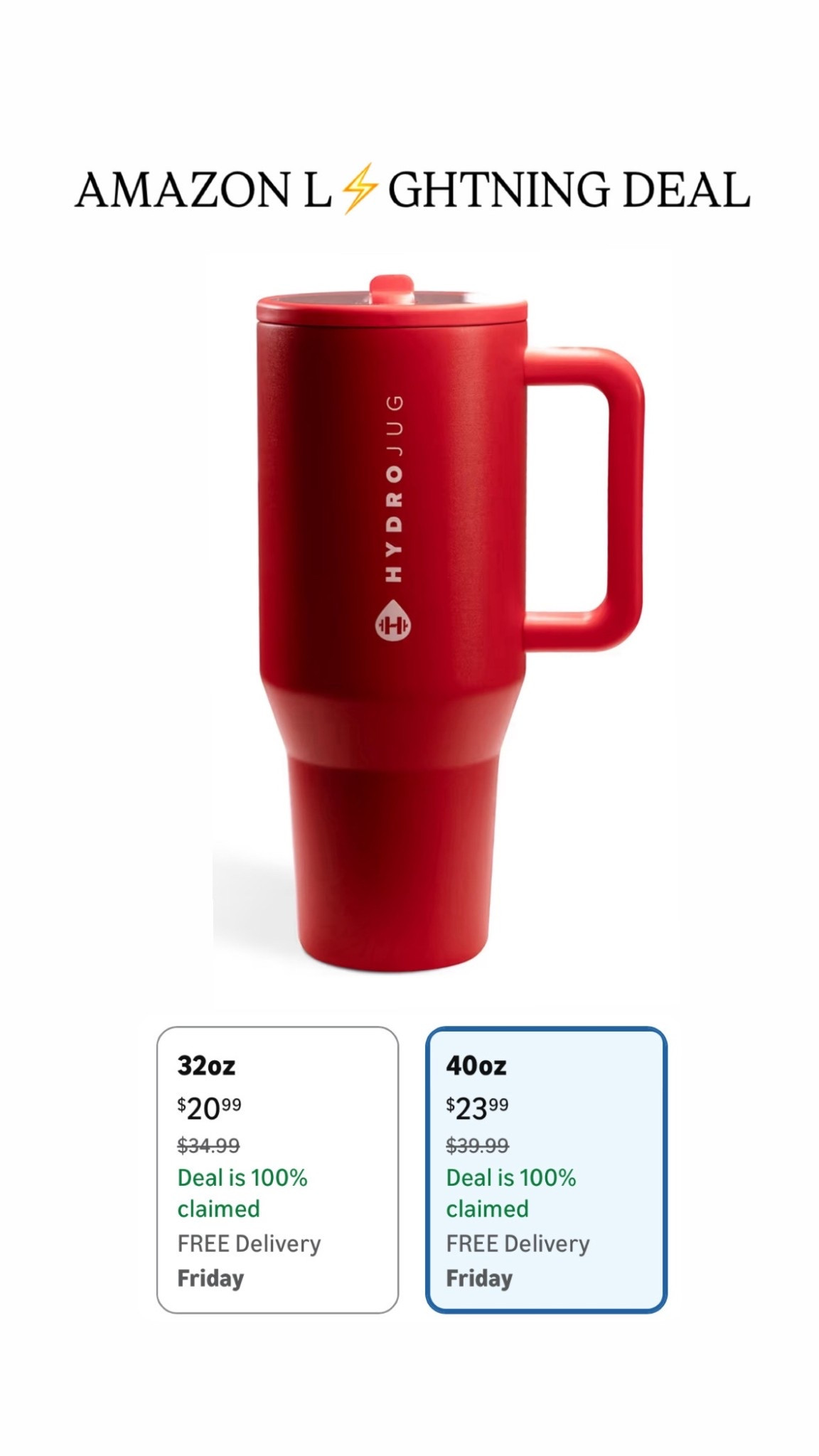 40oz HydroJug for $23 lightning

#LTKGiftGuide #LTKCyberWeek #LTKHoliday