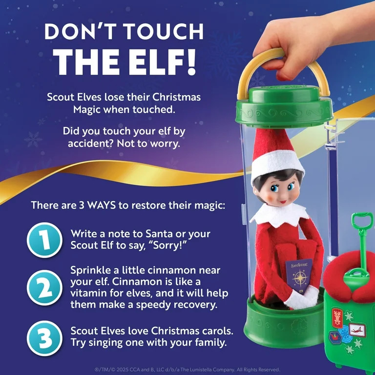 The Elf on the Shelf® Scout Elf Carrier - Scout Elf not Included | Walmart (US)