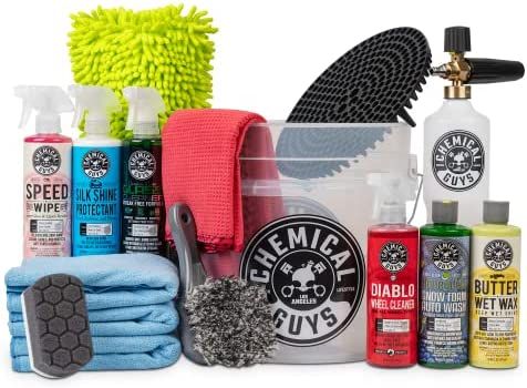 Chemical Guys HOL169 16-Piece Arsenal Builder Car Wash Kit with Foam Cannon, Bucket and (6) 16 oz... | Amazon (US)