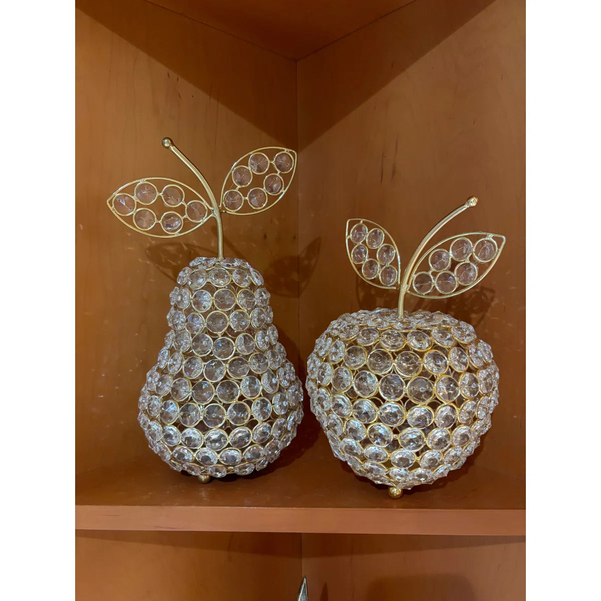 Benefiel Faux Crystal Decorative Apple Tabletop Sculpture | Wayfair North America