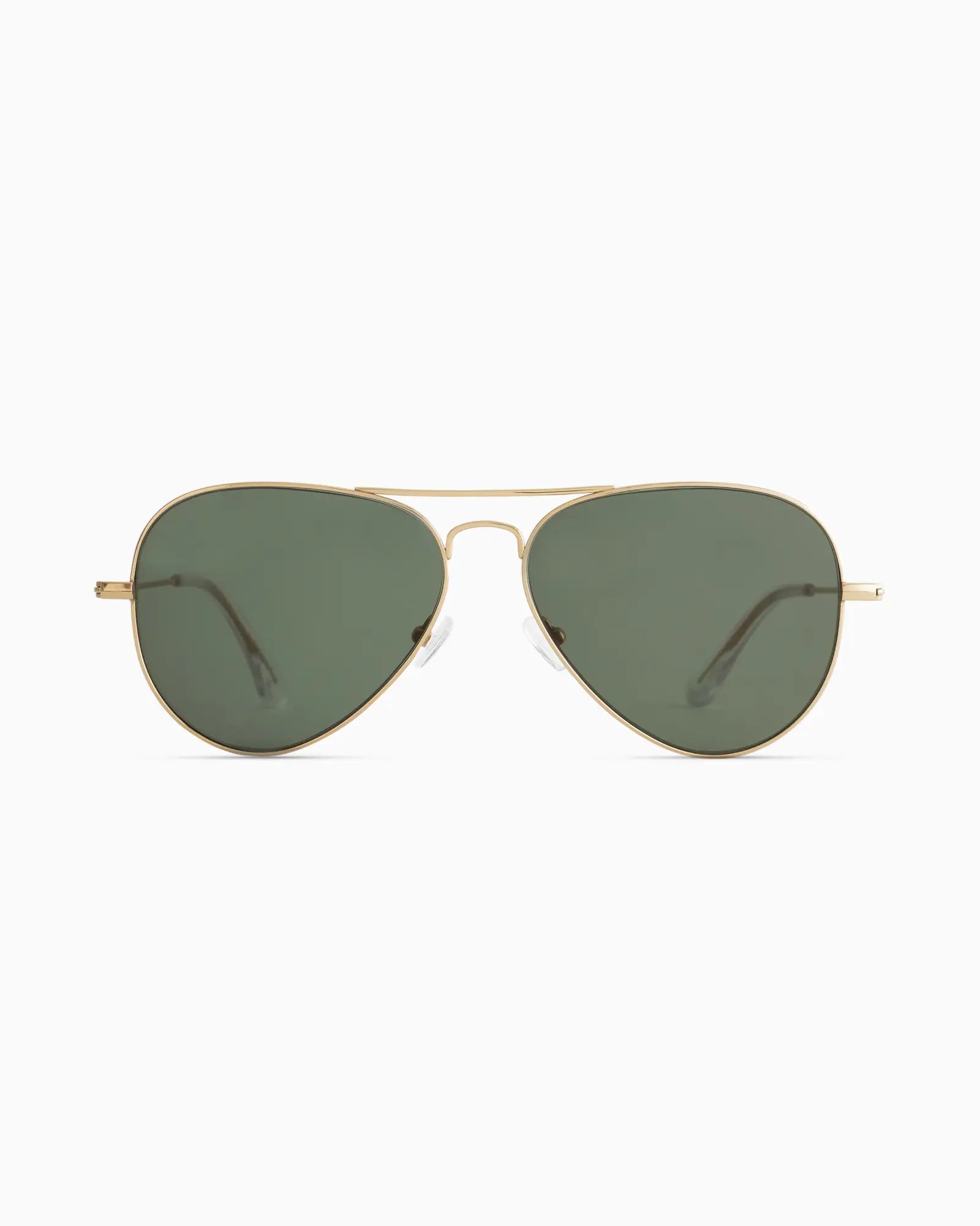 Halston Polarized Stainless Steel Aviator Sunglasses | Quince