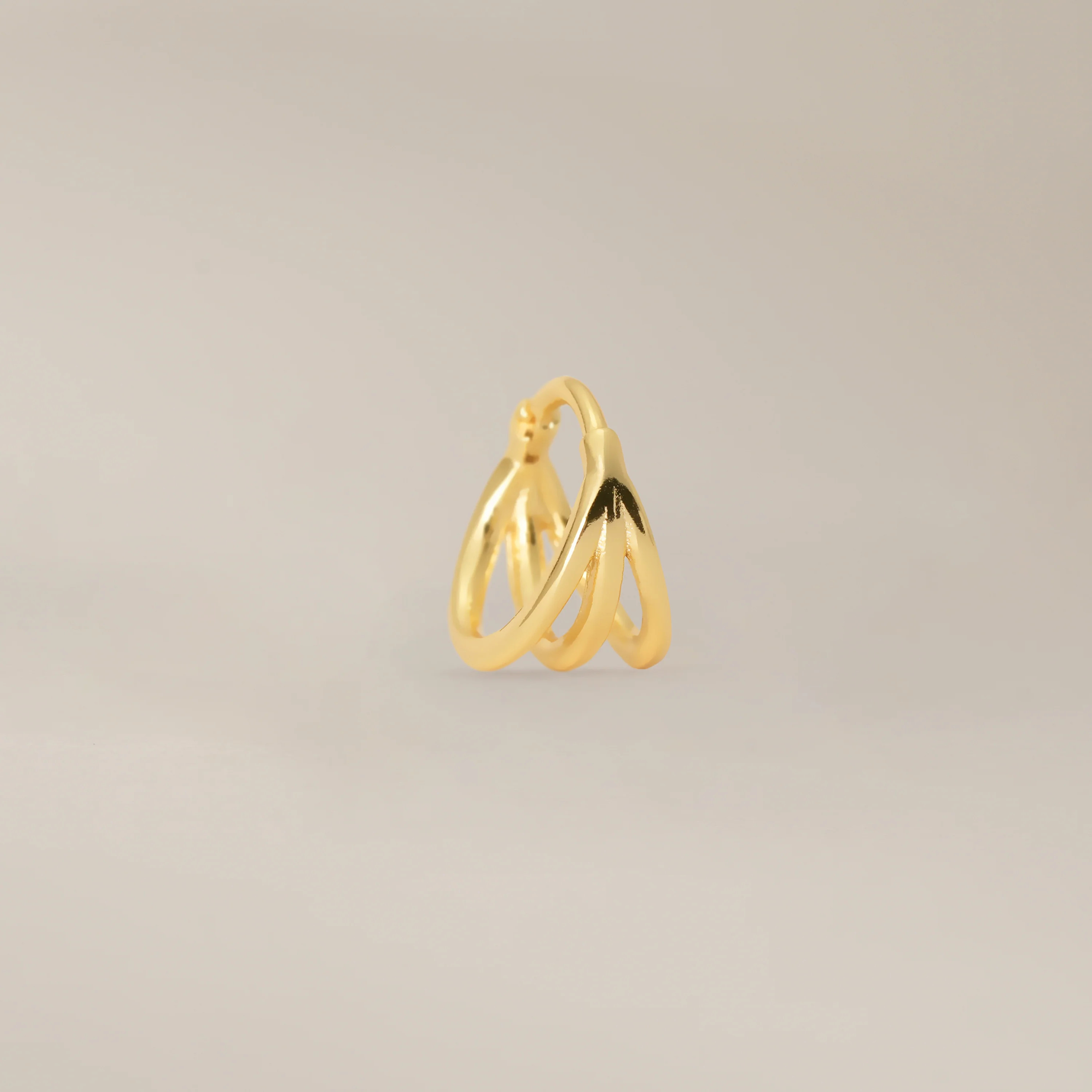 Triple Clicker Hoop Earrings | eyrful | Eyrful Artistry
