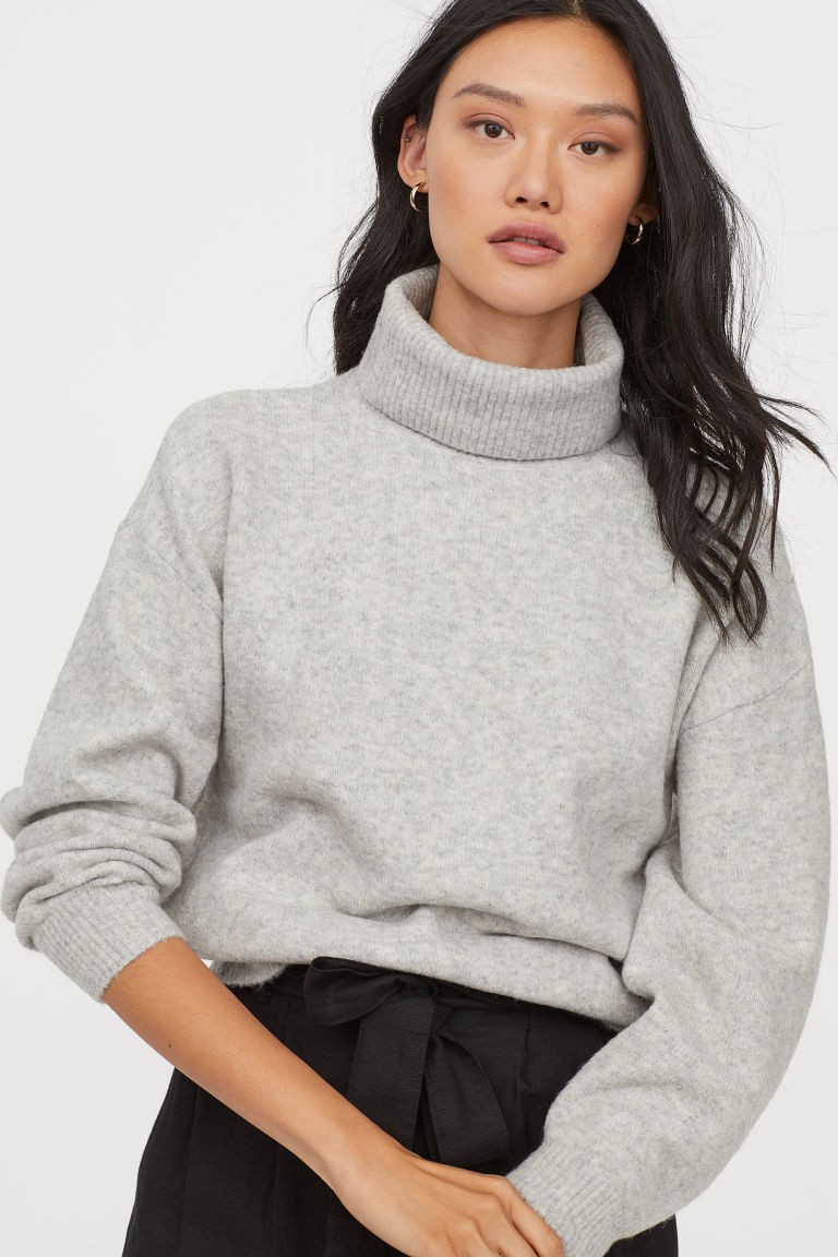 Knit Turtleneck Sweater | H&M (US + CA)