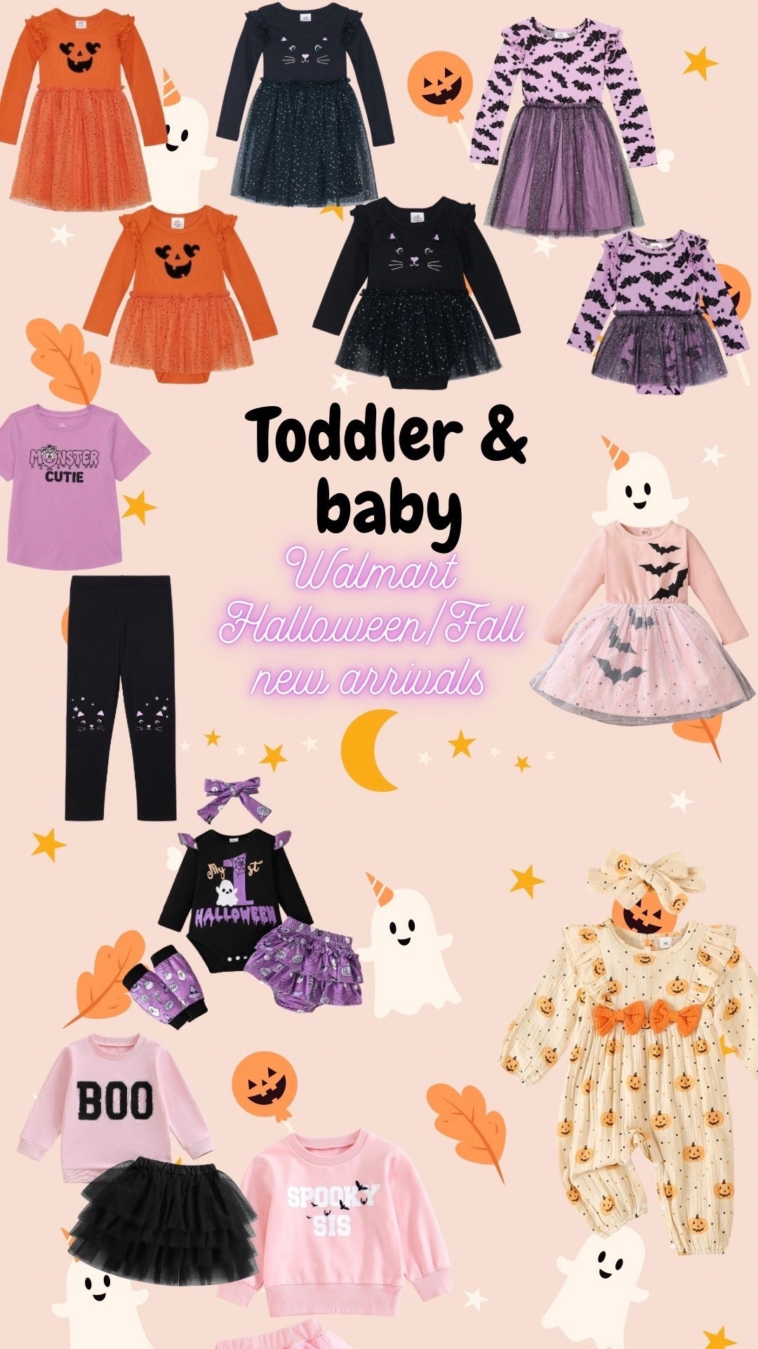 Halloween styles for your girly pops 🦇🎃 

#LTKHalloween #LTKKids #LTKBaby