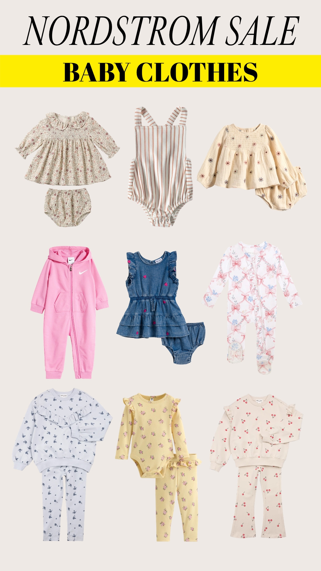 My picks for baby clothes on sale at Nordstrom!

NSALE
Nordstrom Anniversary Sale 

 #LTKootd #LTKSaleAlert #LTKBaby