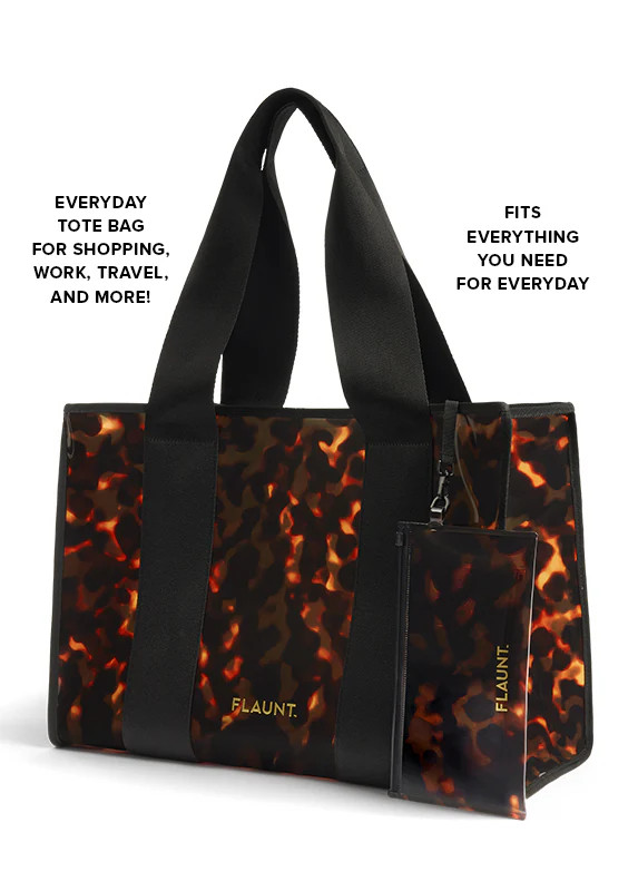 Tortoise Everyday Tote Bag | FLAUNT