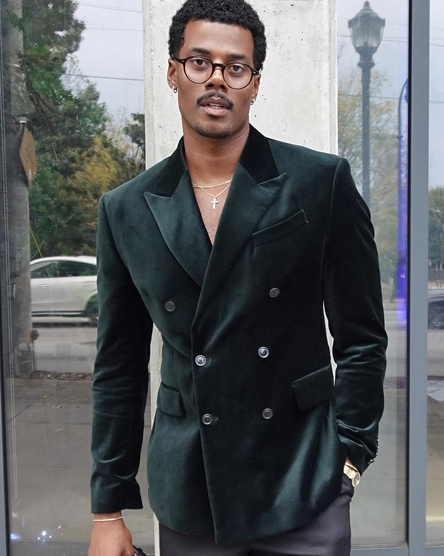 Loved this blazer. i’m big on “get the size closest to you and tailor it”. Holiday parties, weddings, etc. It surprisingly wasn’t that warm although it is velvet  

#LTKSeasonal #LTKWedding #LTKHoliday