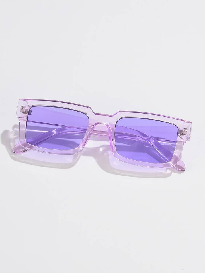 Men Square Frame Fashion Glasses | SHEIN