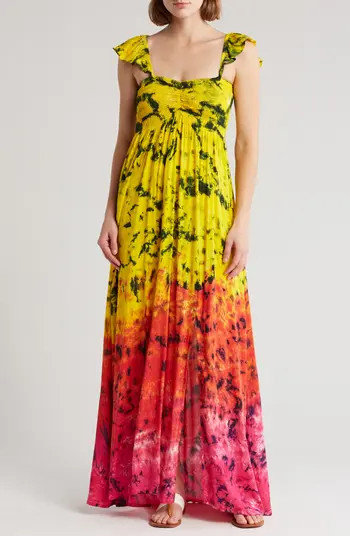 Hollie Floral Maxi Cover-Up Dress | Nordstrom Rack