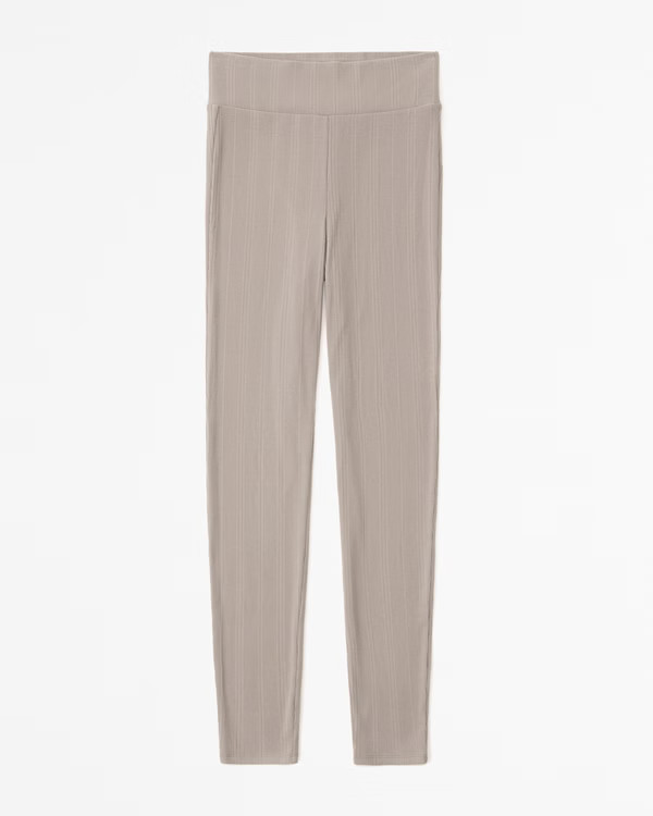 Women's Cozy Rib Sleep Legging | Women's Intimates & Sleepwear | Abercrombie.com | Abercrombie & Fitch (US)
