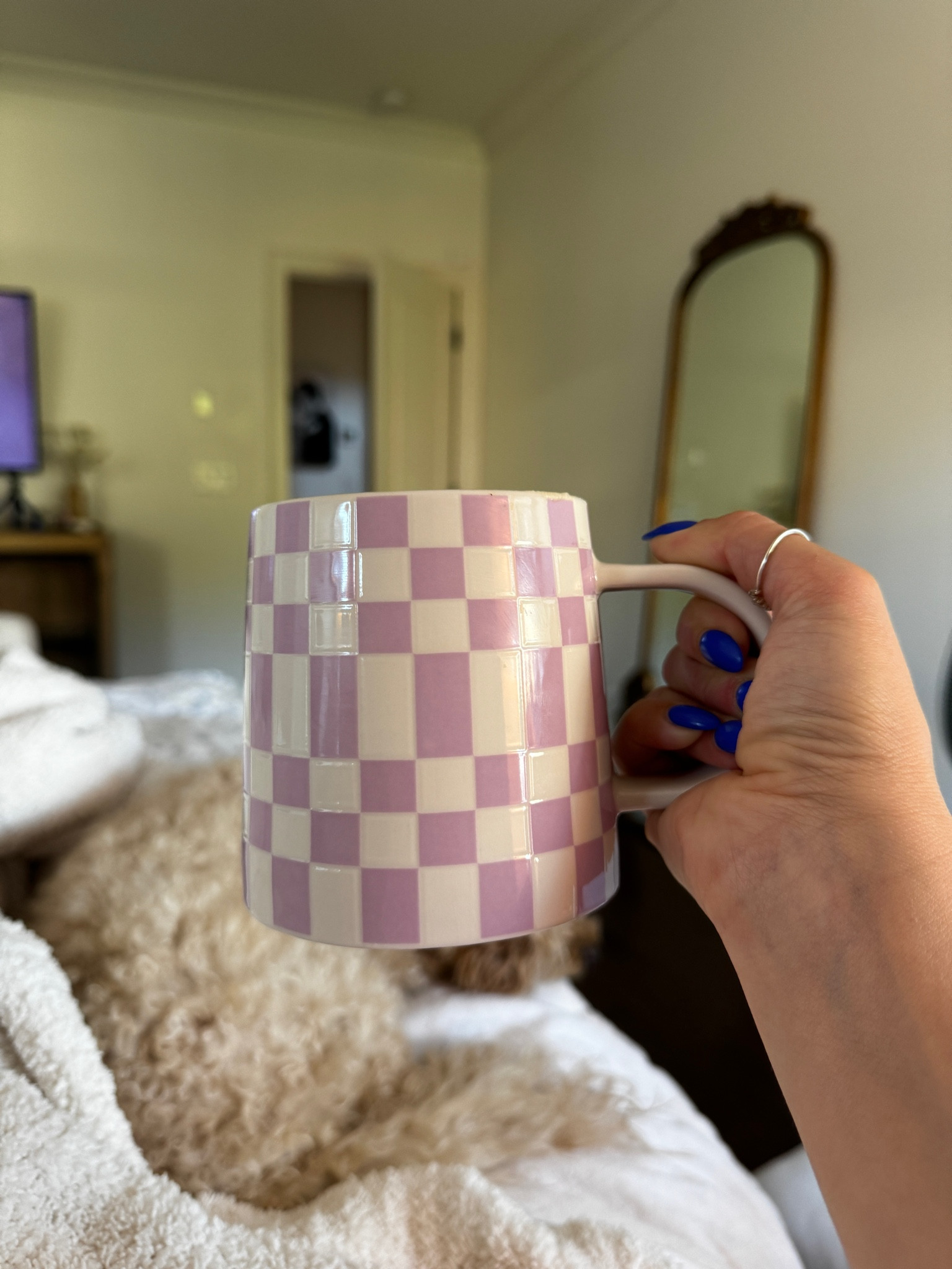 Target has the cutest coffee cups! Loving this one for spring 💜🍬🦄💟 #target #targethome #targetstyle #springfinds 

#LTKfindsunder50 #LTKhome #LTKSeasonal