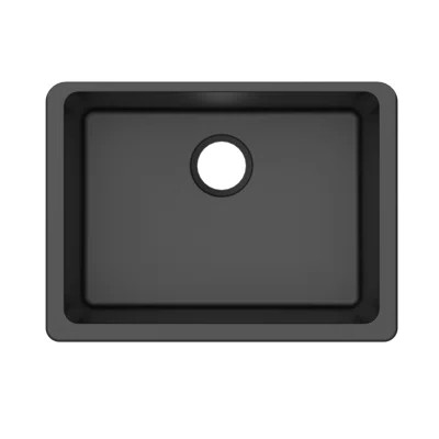 WGBL10305 Granite Quartz 25" L x 18.5" W Single Bowl Undermount Kitchen Sink | Wayfair North America