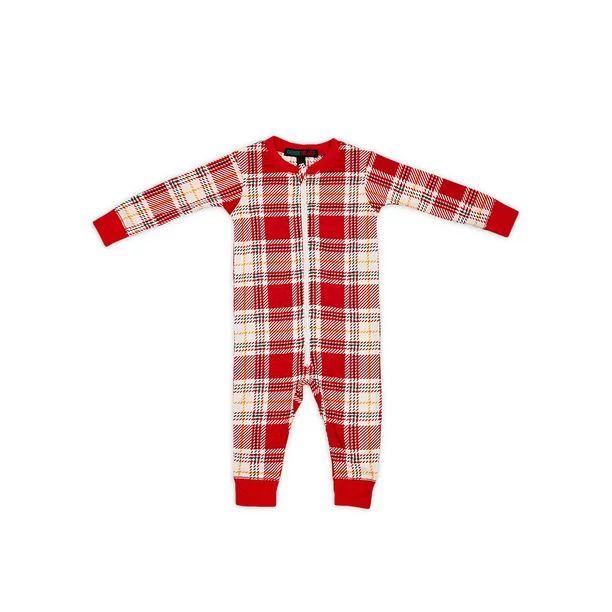 Derek Heart Classic Plaid Matching Family Christmas Pajamas Set | Walmart (US)