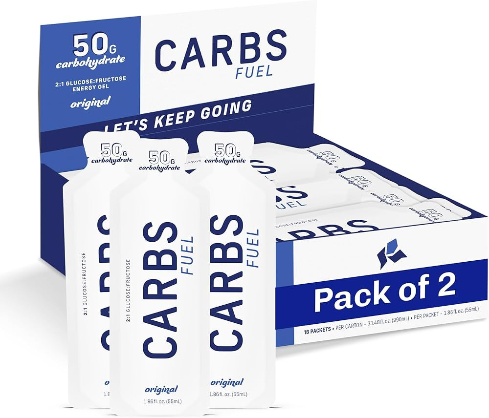 Original Energy Gel 55ml - Pack 2 | 50g Carbs Per Gel - 2:1 Glucose-to-Fructose | No Preservative... | Amazon (US)
