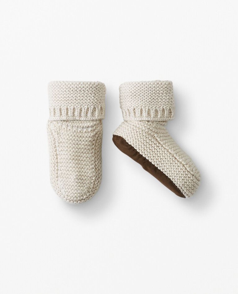 Sweaterknit Booties In Organic Cotton | Hanna Andersson