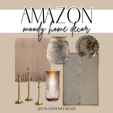 Moody home decor finds on Amazon including wall art, a throw blanket, decor pieces and more. 

Amazon finds, Amazon home, home decor, neutral home decor 

#LTKfindsunder50 #LTKhome #LTKfindsunder100