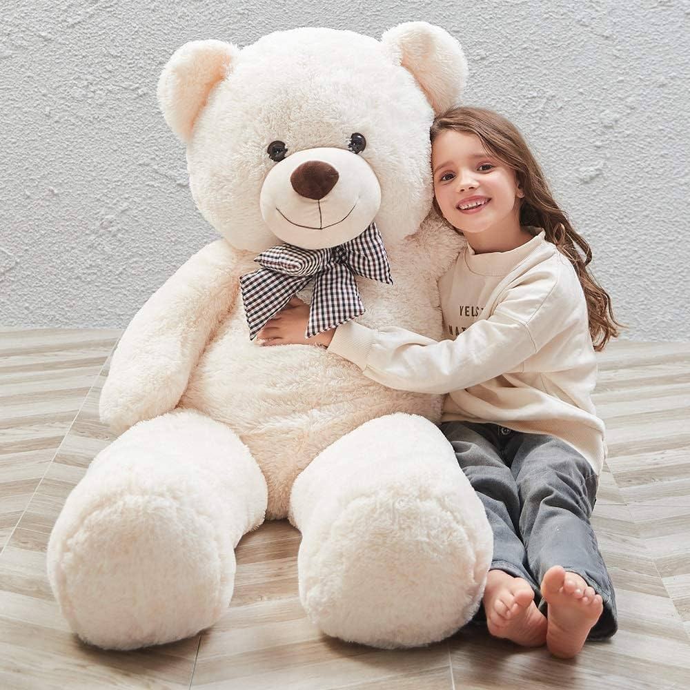 MaoGoLan Giant Teddy Bear Big 4 Feet Stuffed Animal Stuffed Bear Baby Shower Life Size Large Tedd... | Amazon (US)
