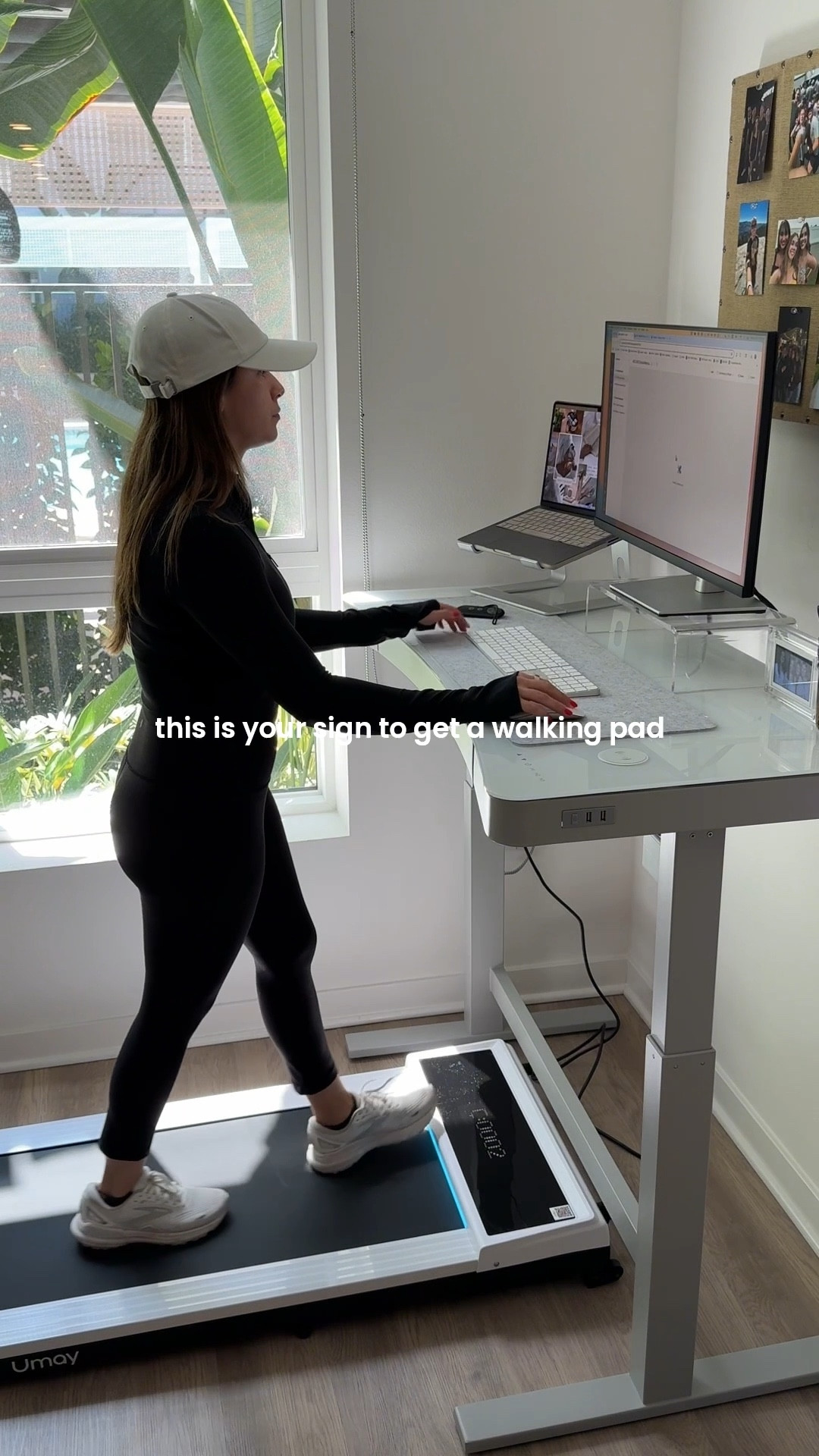 take this as your sign to get a walking pad during Amazon prime week! 👟 seriously the best purchase - I get so many steps during the work day! 

#LTKHome #LTKSaleAlert #LTKActive