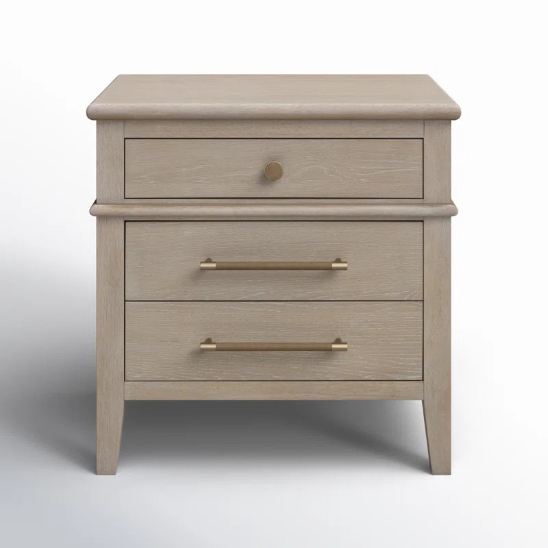 Honey 3 - Drawer Nightstand | Birch Lane