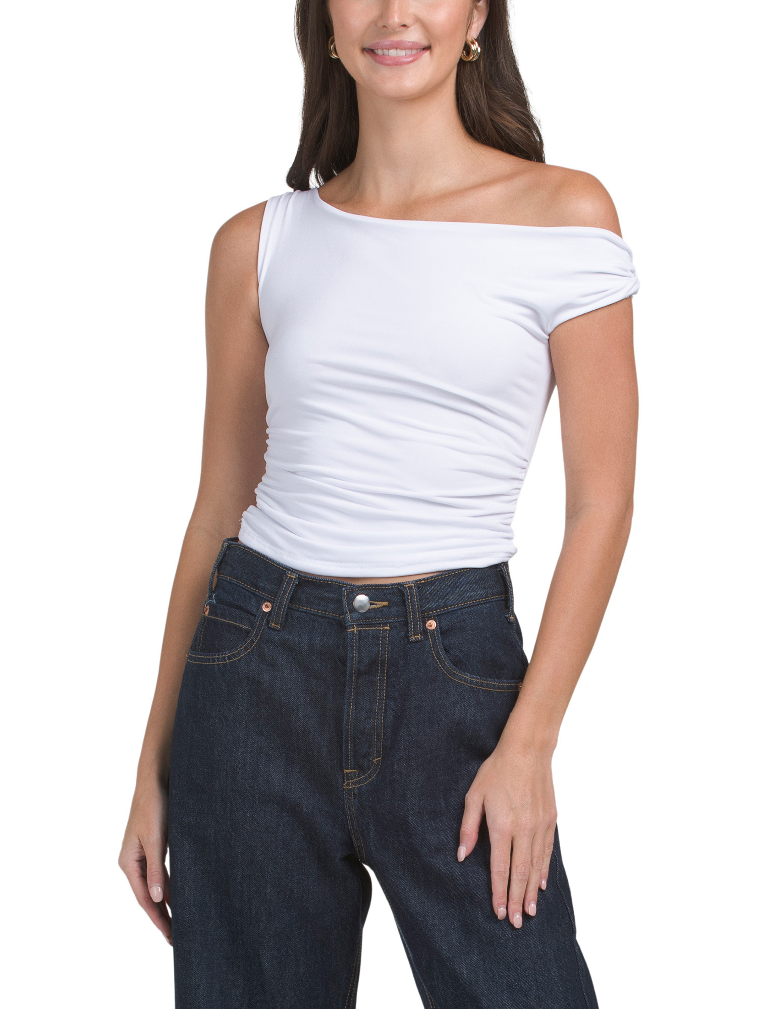 Made In Usa One Shoulder Tank | TJ Maxx