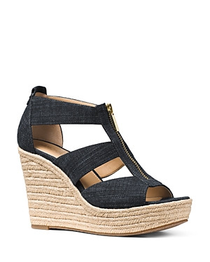 Michael Michael Kors Damita T Strap Espadrille Wedge Sandals | Bloomingdale's (US)