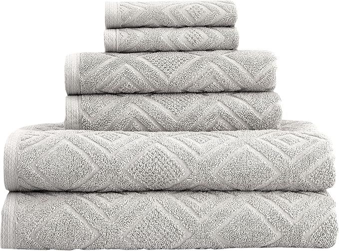 Classic Turkish Towels - Luxury Towel Set for Bathroom, 100% Turkish Cotton, Quick Dry, Soft and ... | Amazon (US)