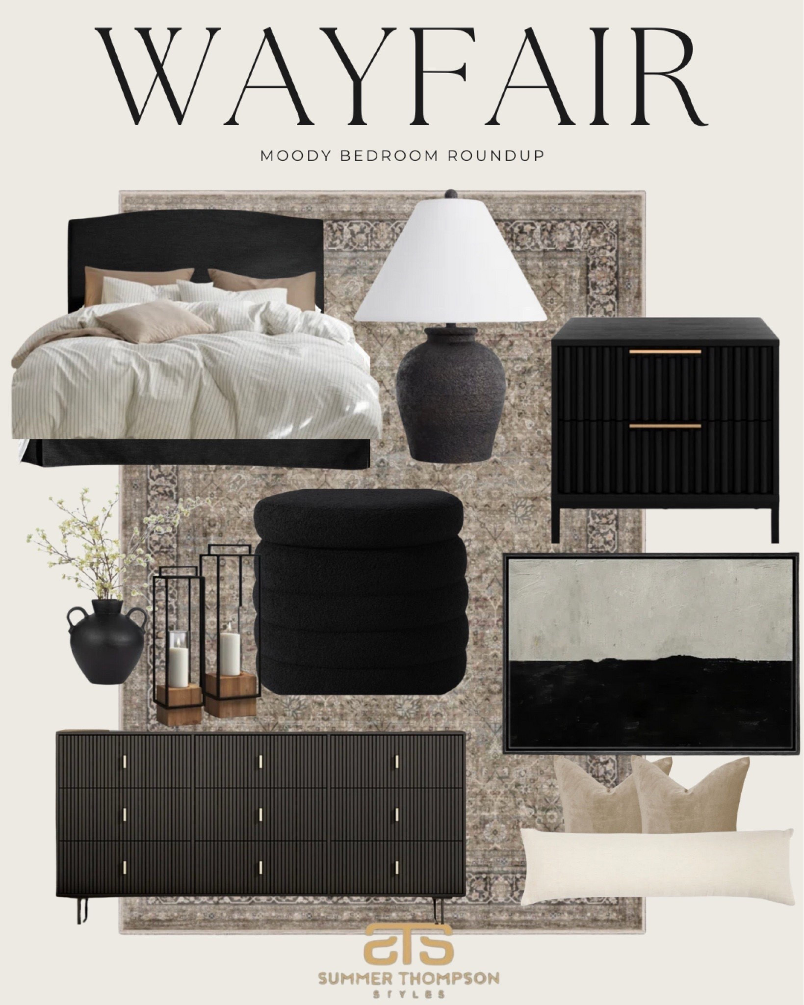 Elevate your space with this moody bedroom roundup from Wayfair! 🌙 Luxe textures, bold black accents, and neutral tones come together to create a cozy yet dramatic retreat. Shop these stunning pieces and give your bedroom the upgrade it deserves! 🖤

#WayfairFinds #MoodyBedroom
#MoodyBedroom
#WayfairStyle
#BedroomInspo
#InteriorStyling
#NeutralHomeDecor
#ModernBedroom
#BlackAccents
#HomeDesignIdeas
#CozyVibes
#MoodyInteriors


#LTKStyleTip #LTKHome #LTKFindsUnder100