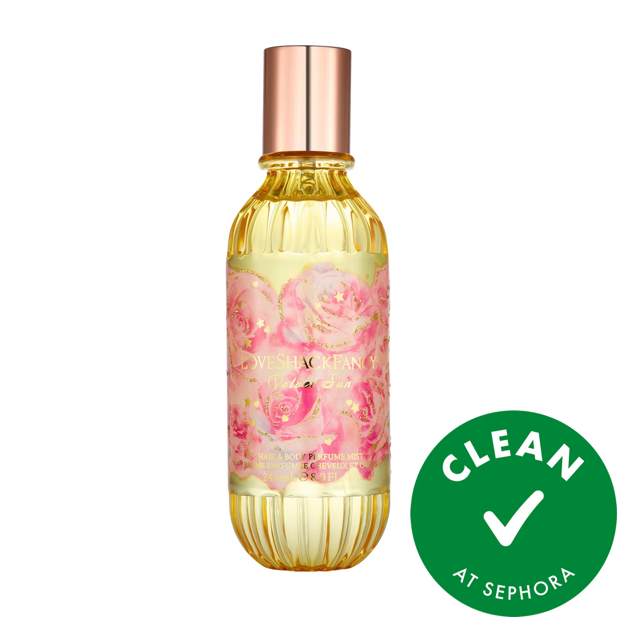 LoveShackFancy Velvet Sun Hair & Body Perfume Mist with Coconut Water 8 oz / 240 ml Body Spray | Sephora (US)