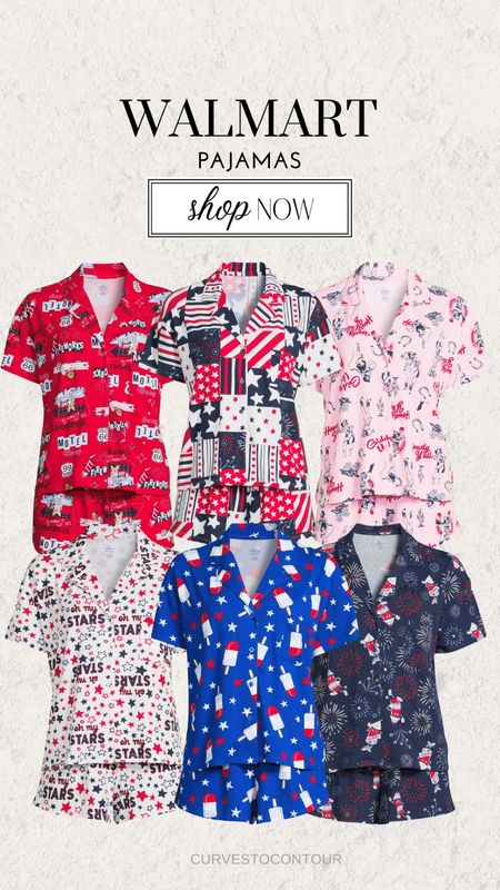 Walmart Pajamas perfect for Fourth of July and Memorial Day coming up! 

#LTKMidsize #LTKFindsUnder50 #LTKStyleTip