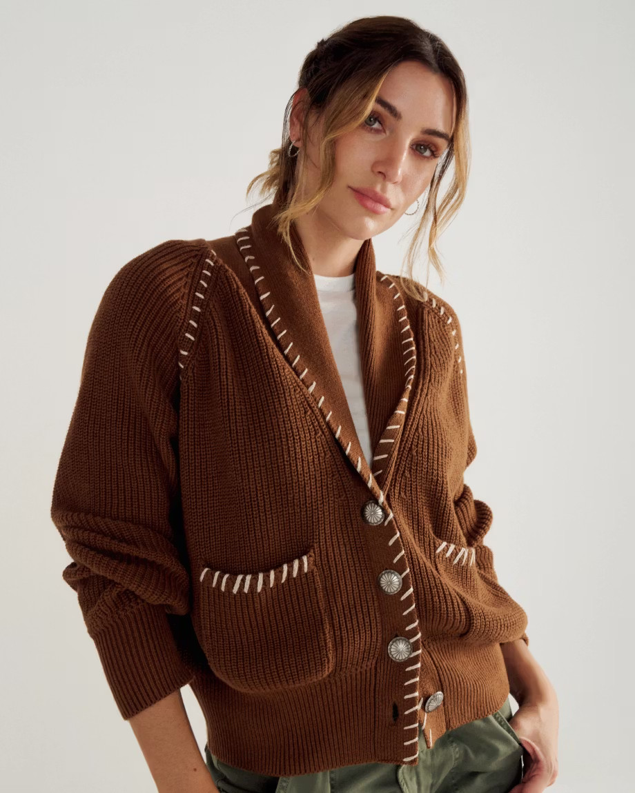 Women's Shawl Collar Cardigan | Tecovas