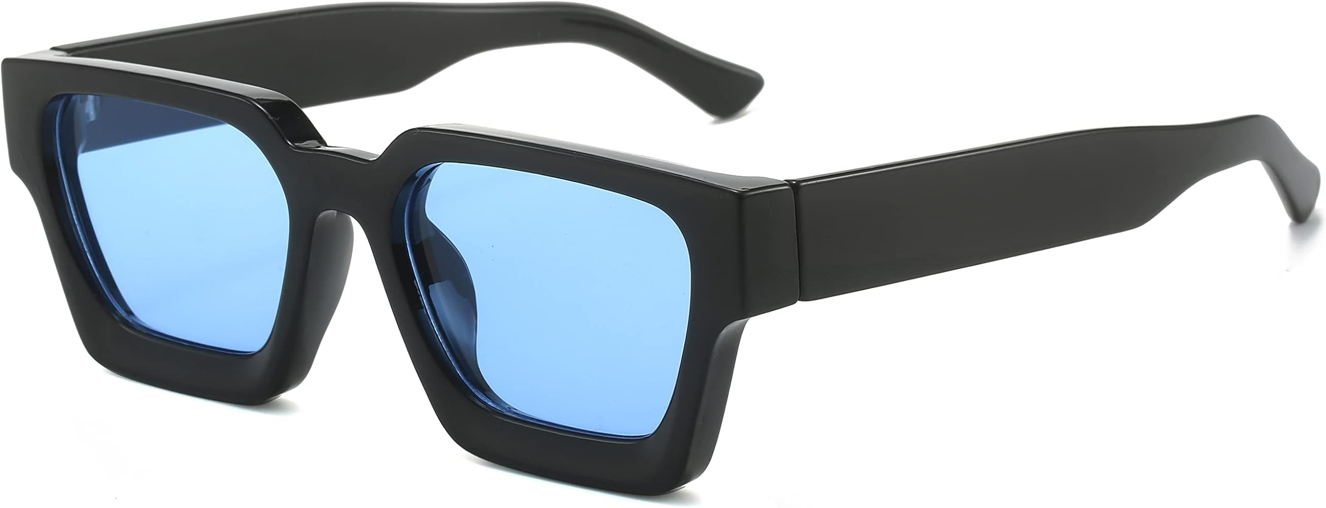 AIEYEZO Square Sunglasses for Women Men Square Thick Frame Sun Glasses Simple Designer Style Shad... | Amazon (US)