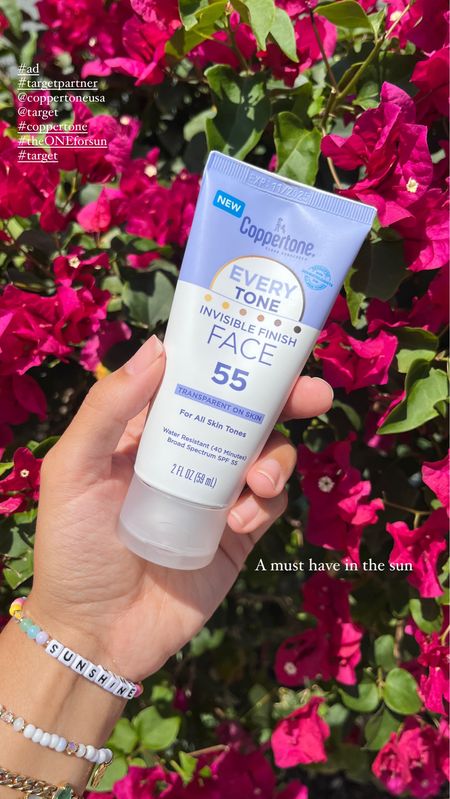 #ad Movement + being outside in nature and the sunshine are 2 of my favorite things! A walk in my neighborhood or a walk on the beach - I just love getting my steps in daily. I love being outside but I prioritize sun protection, especially on my face post acne scarring. The Every Tone Face @CoppertoneUSA from @target is non pore clogging, lightweight and provides spf! #coppertone #theONEforsun #targetpartner #target