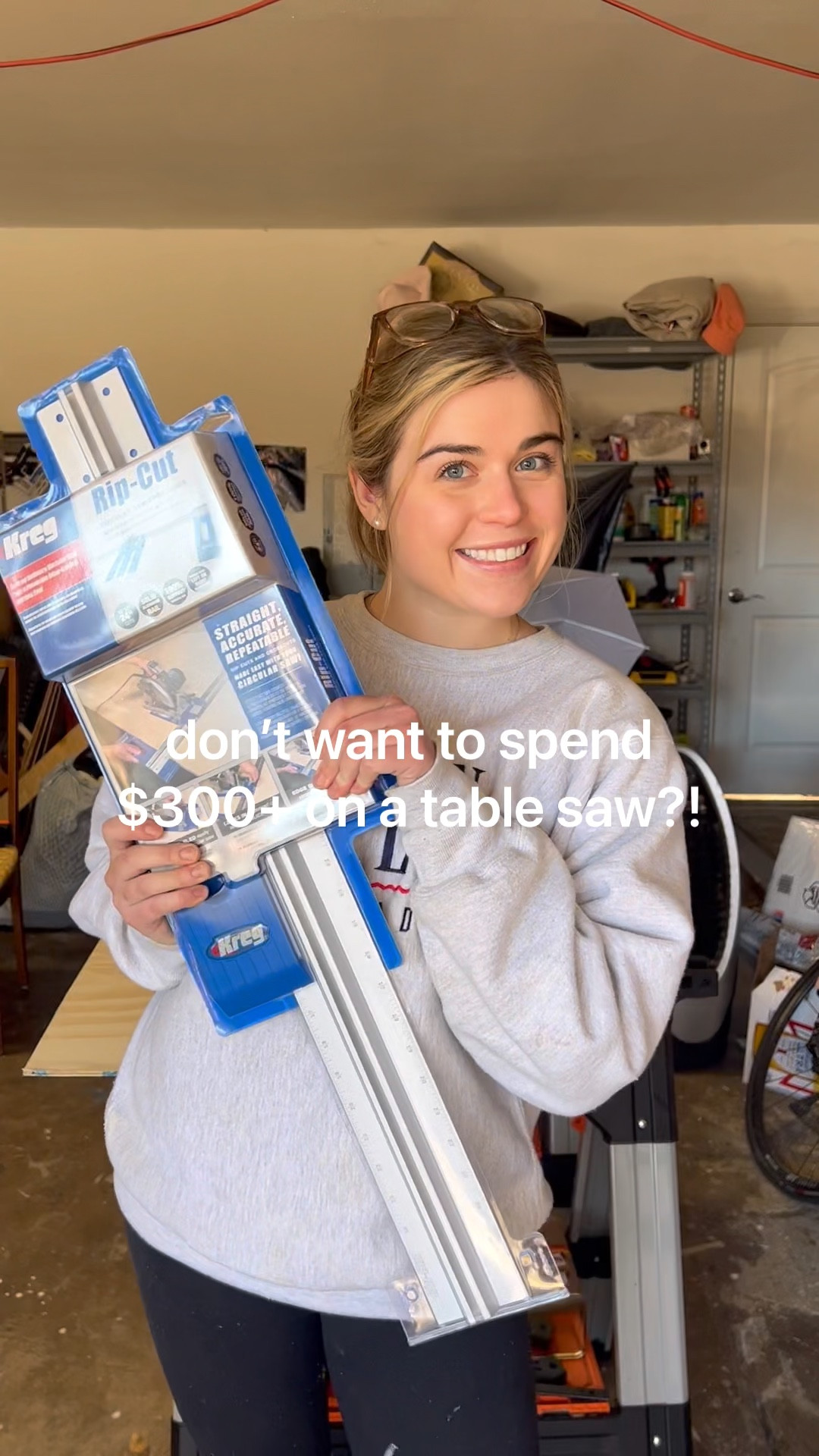 My favorite DIY hack to getting straight, accurate cuts, without spending hundreds on a table saw! #competition 

#LTKunder50 #LTKhome #LTKFind