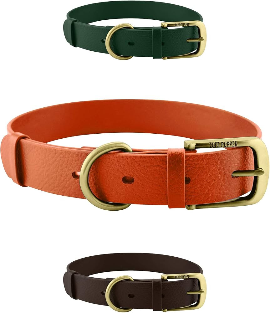 Tuff Pupper Classic Heavy Duty Dog Collar | 10x Stronger Than Leather | 100% Waterproof & Odor Pr... | Amazon (US)
