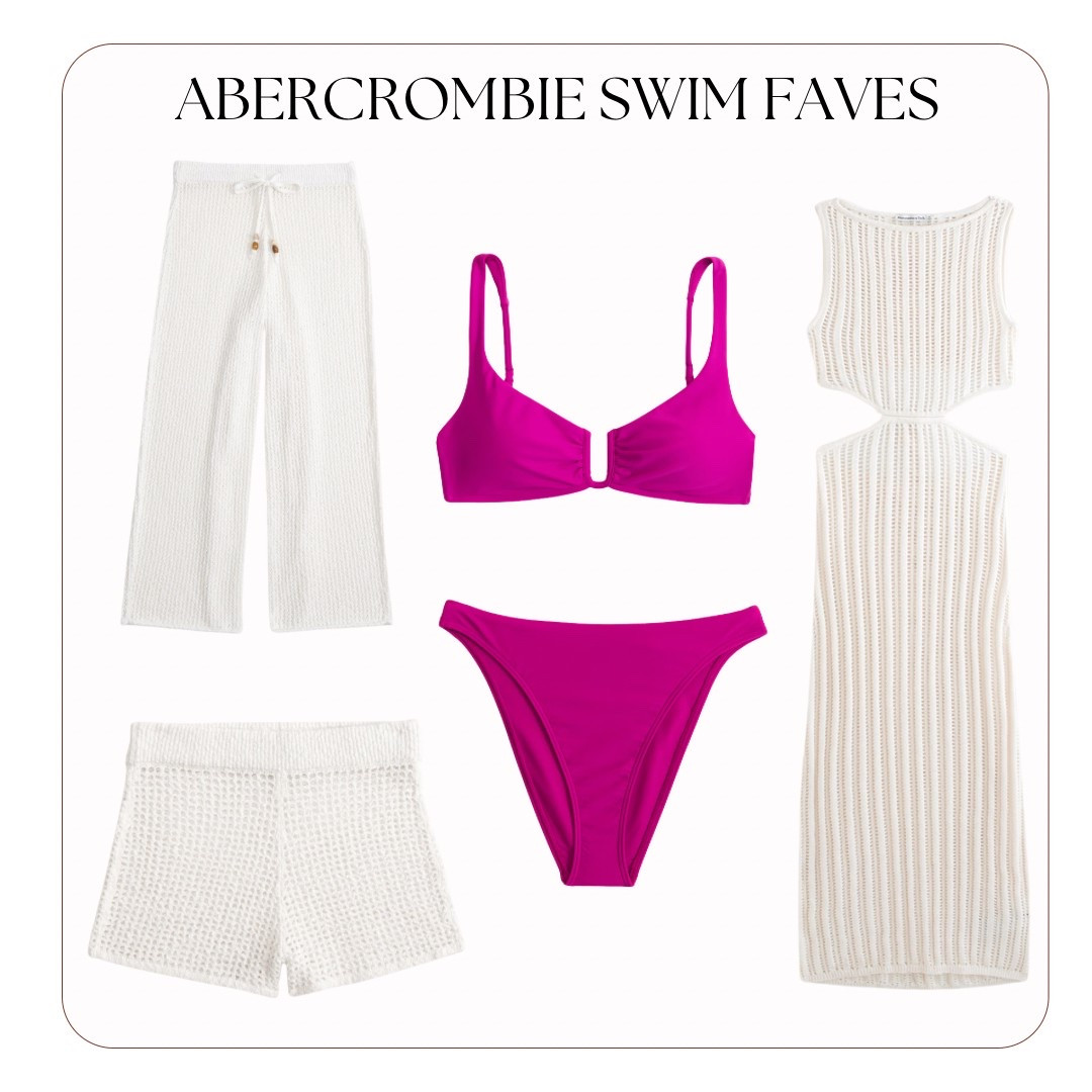 Great sale promo going on at Abercrombie right now. These are my fav swim picks. Great for vacations and spring break coming up! 

Resort wear, swimwear 

#LTKSpringSale #LTKTravel #LTKSaleAlert