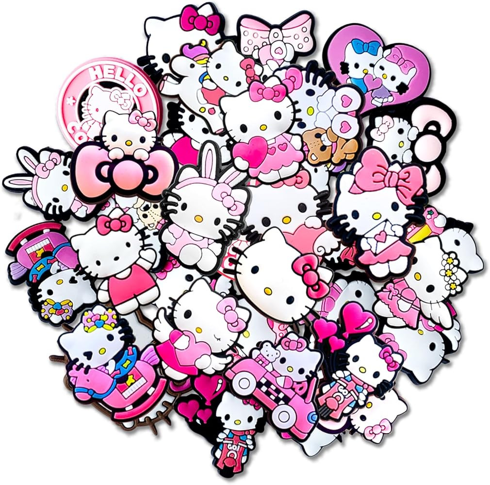 Cartoon Shoe Charms for Clog Slides Sandals, Cute Shoe Accessories for Party Favor | Amazon (US)