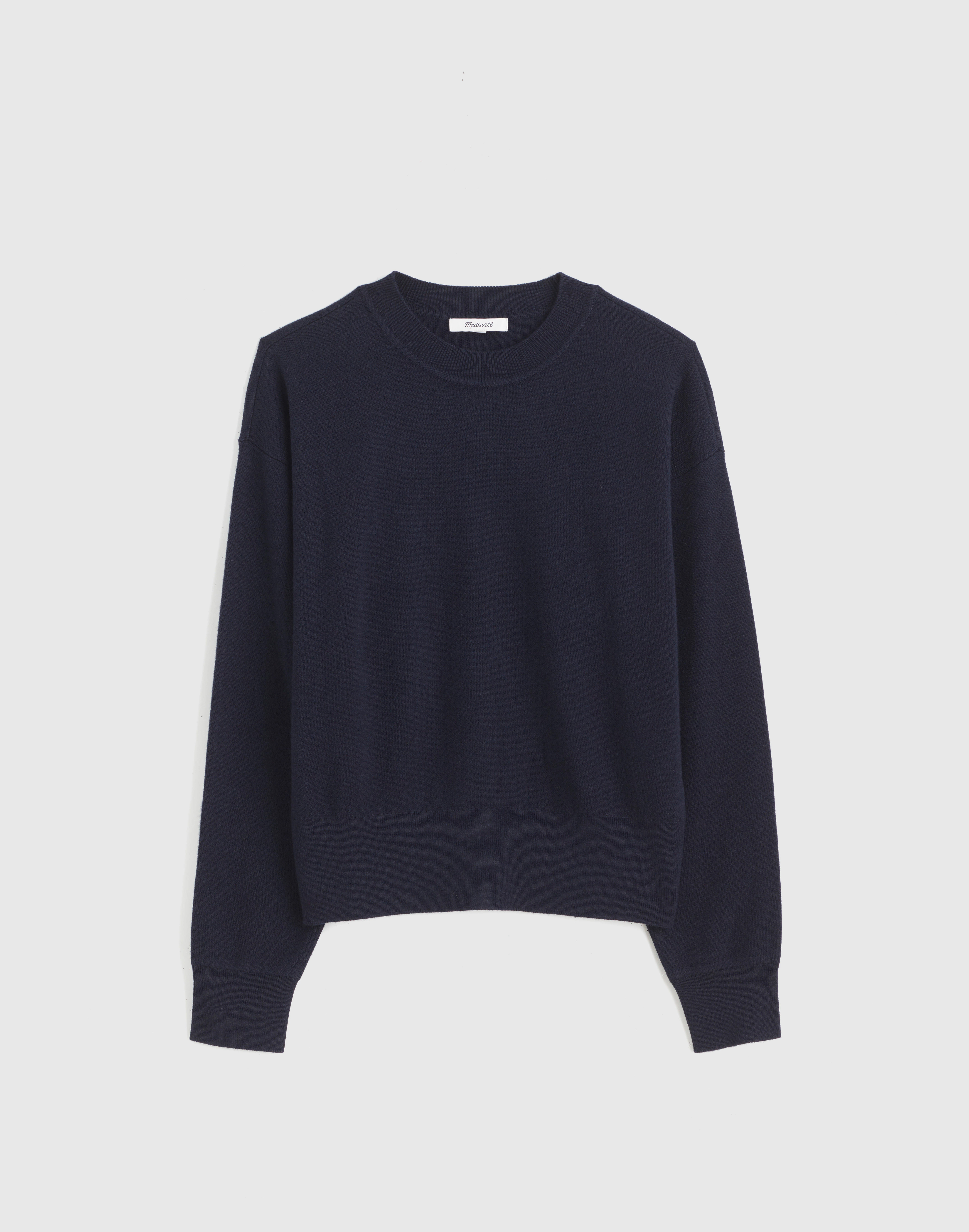 Relaxed Crewneck Sweater in Merino-Silk Blend | Madewell