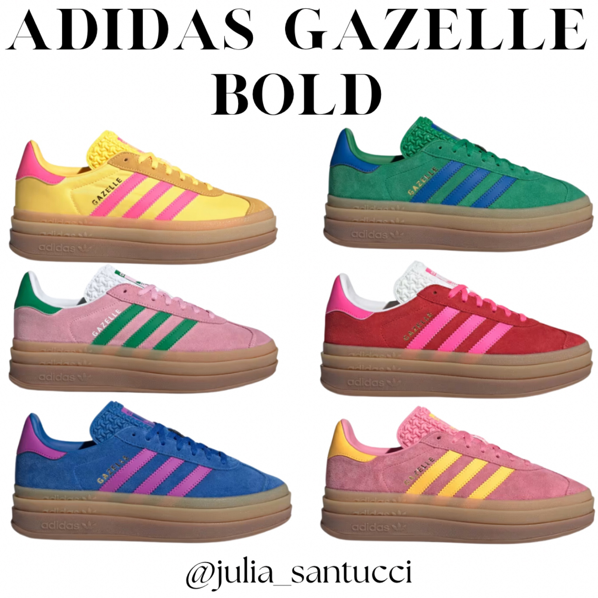 In stock adidas gazelle hold, colorful sneakers 

#LTKBacktoSchool #LTKShoeCrush #LTKStyleTip