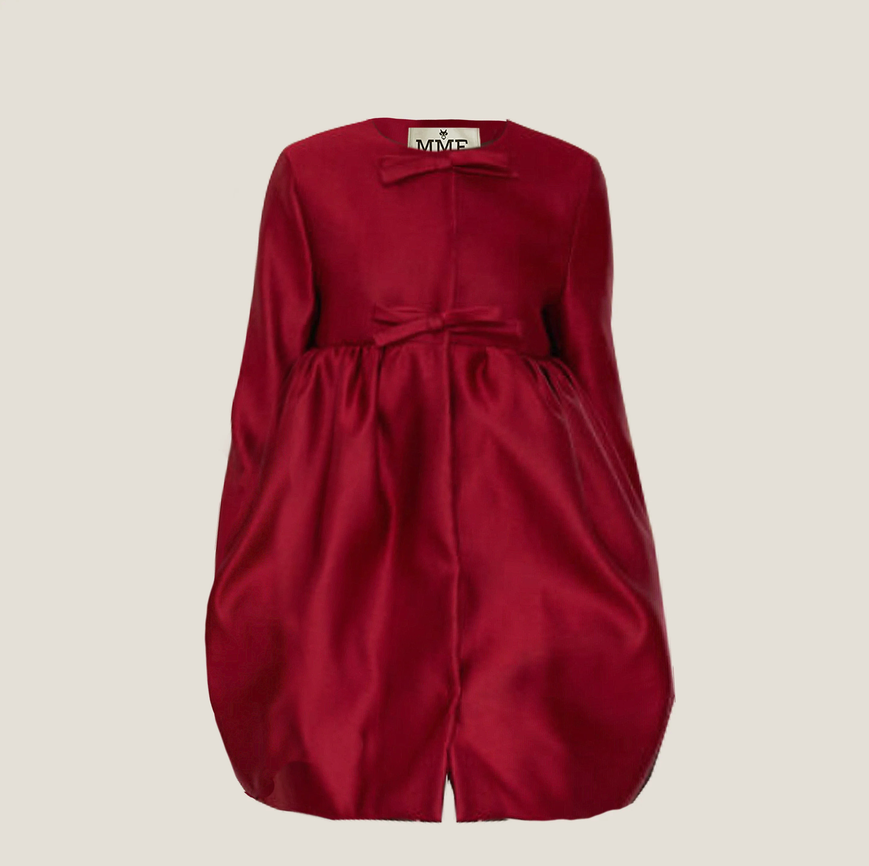 MME.MINK ELEANOR DRESS - RUBY | MME.MINK