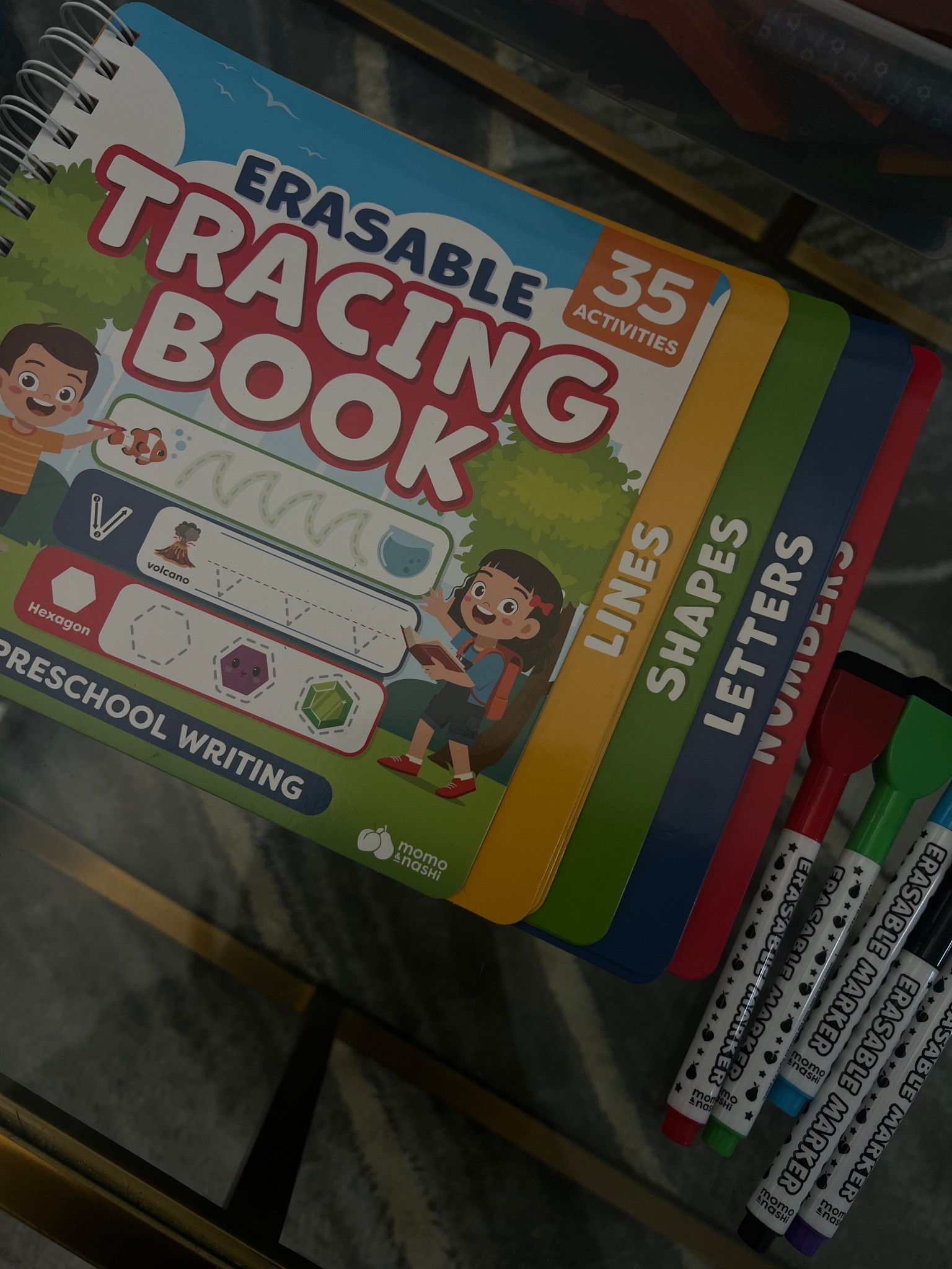 We’ve been heavily working on her writing - tracing before she starts school. Out of all the books we’ve purchased we love this one this most because the pages are reusable. 

#LTKKids