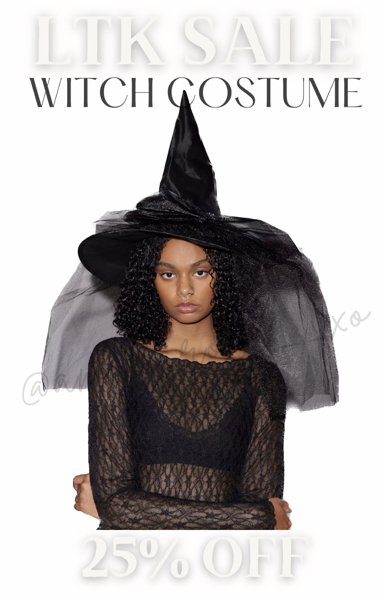 Cutest tulle witch hat and sheer lace top(s) 25% off with code! Linked a couple other urban outfitters lace tops and the cutest witch’s cauldron cup 🖤 

#LTKHalloween #LTKstyletip #LTKSale
