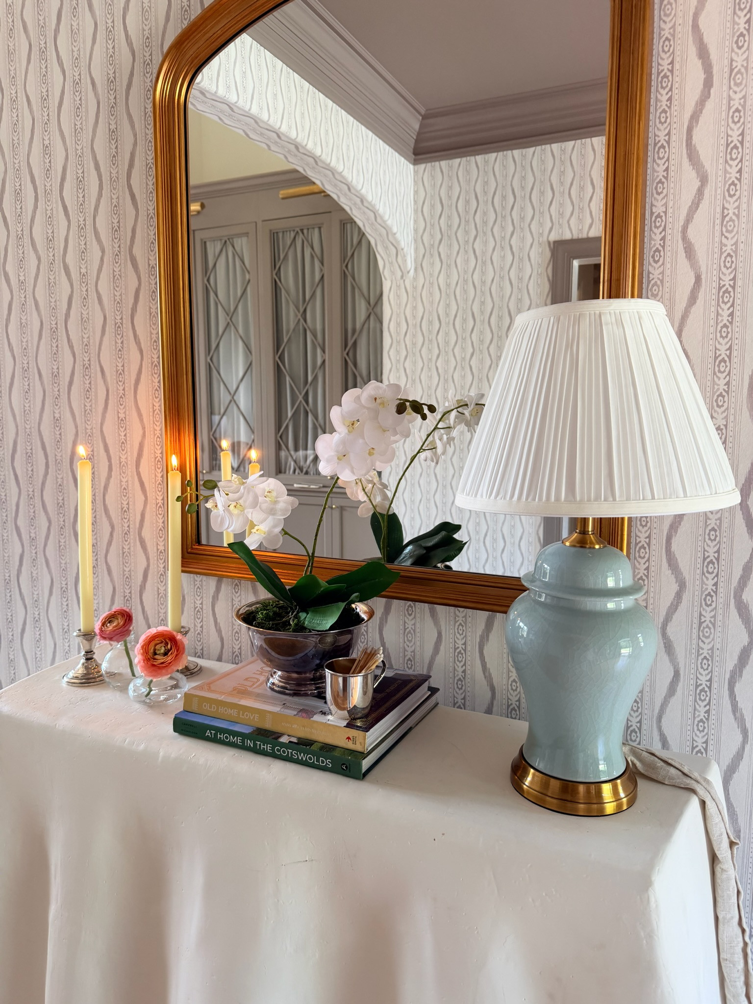 Entry way styling with my Grandma's silver! Adding textures and color makes for a perfectly curated home!

#AmazonFinds #AmazonHome #TheSouthernSource 

 #LTKdayinmylife #LTKstorytime #LTKHome