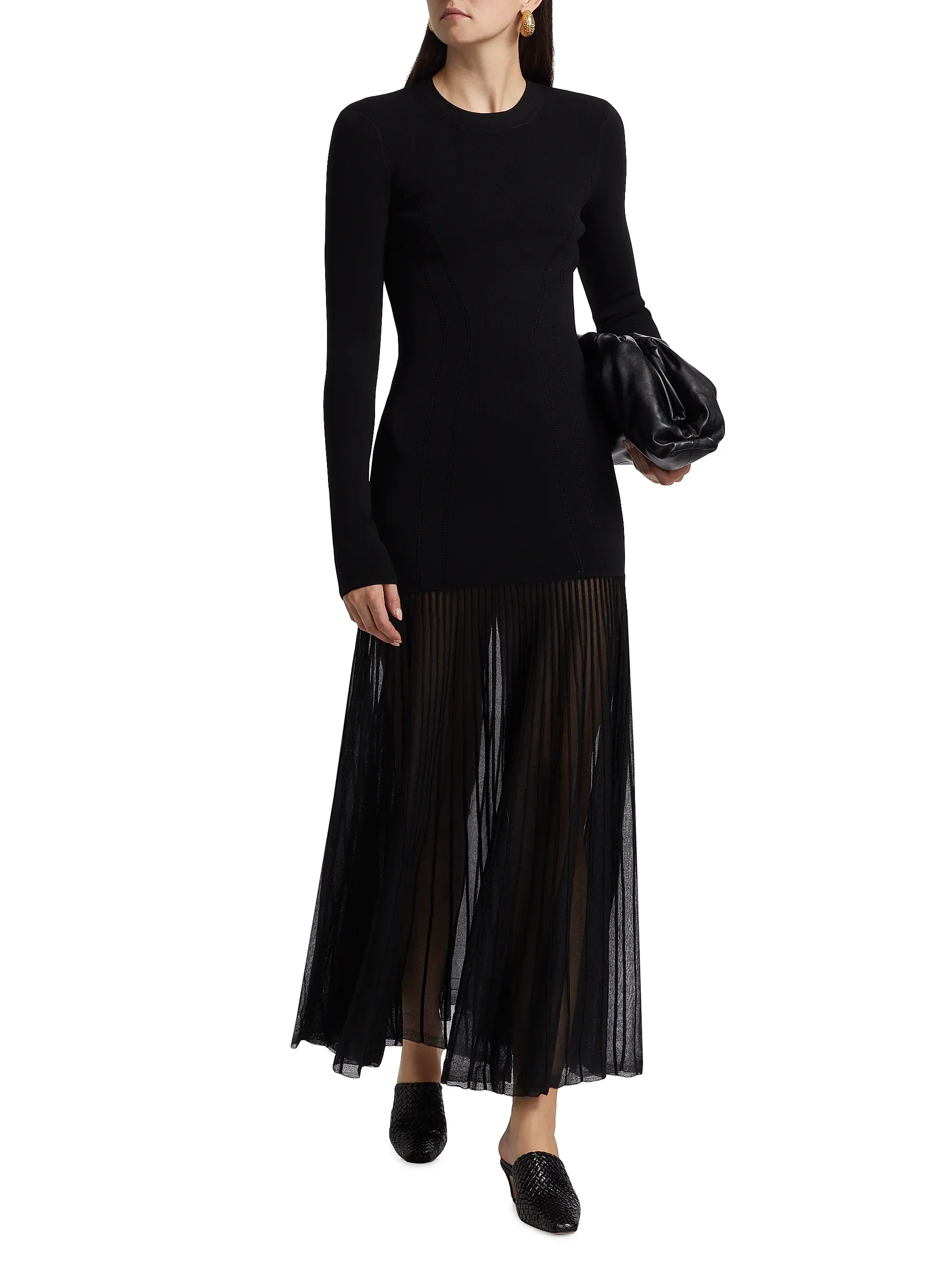 Nicholas the Label Paz Milano Stitch Maxi Dress | Saks Fifth Avenue | Saks Fifth Avenue