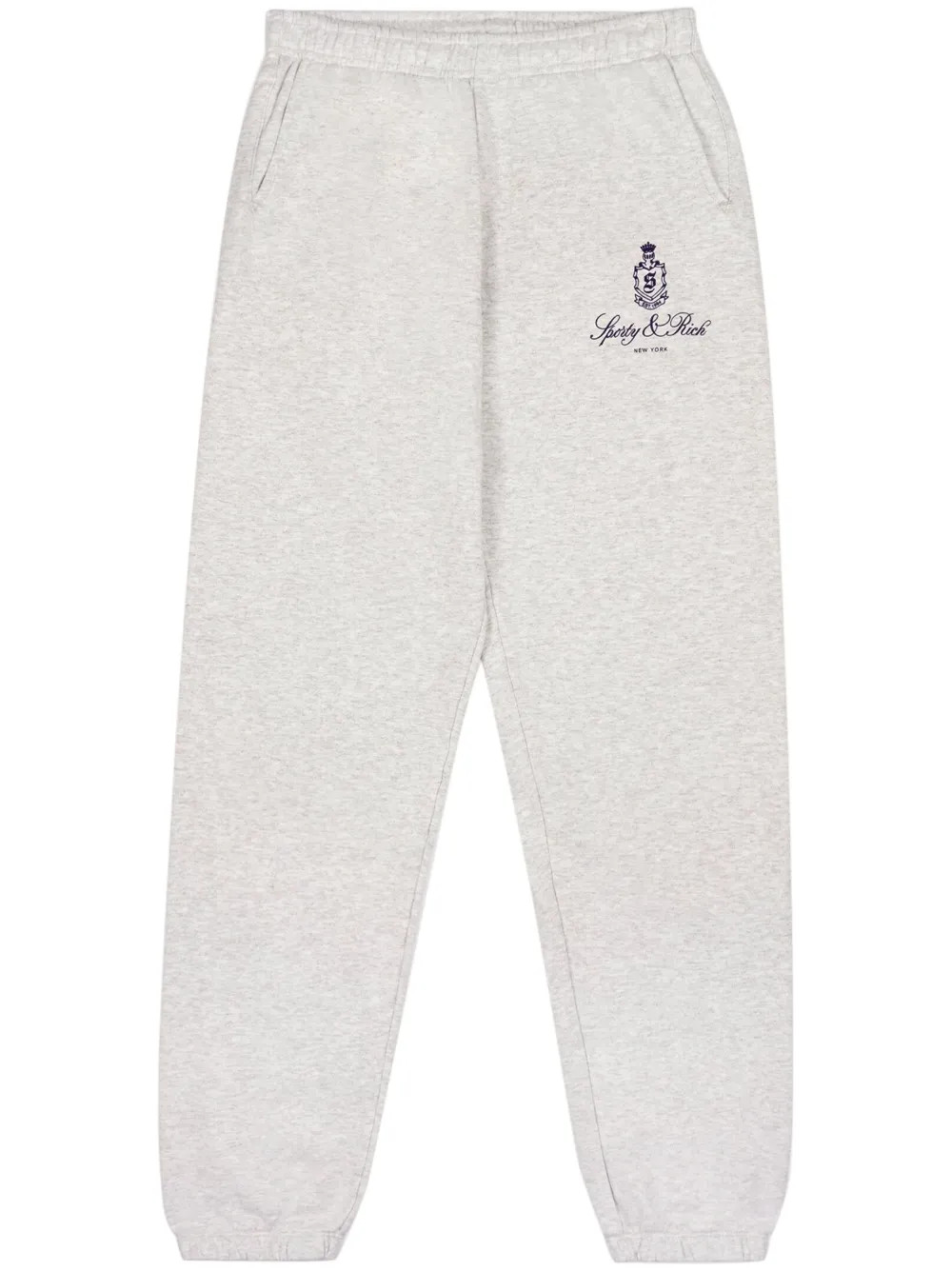 Sporty & Rich Vendome logo-print Sweatpants - Farfetch | Farfetch Global