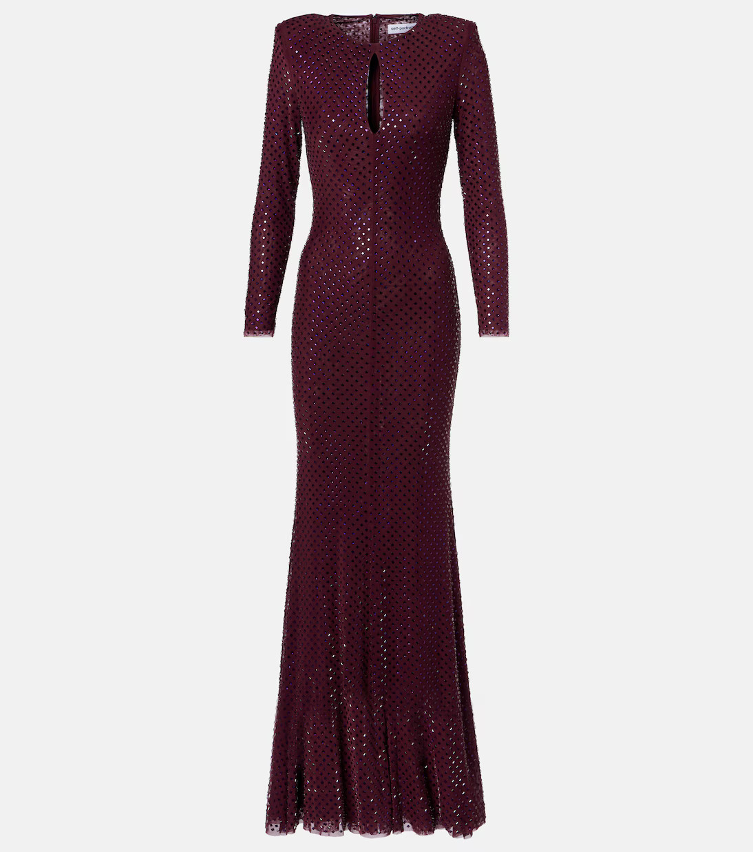 Cutout embellished mesh gown | Mytheresa (DACH)