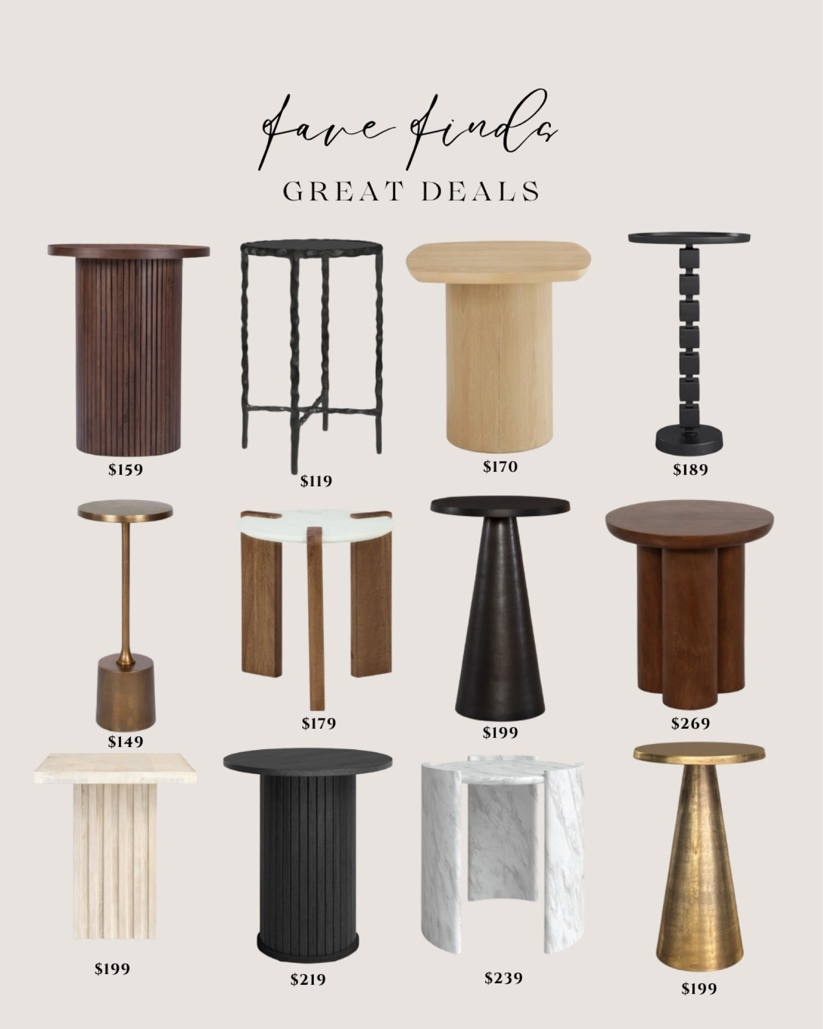 Transitional Side tables modern. 

#LTKHome #LTKSaleAlert