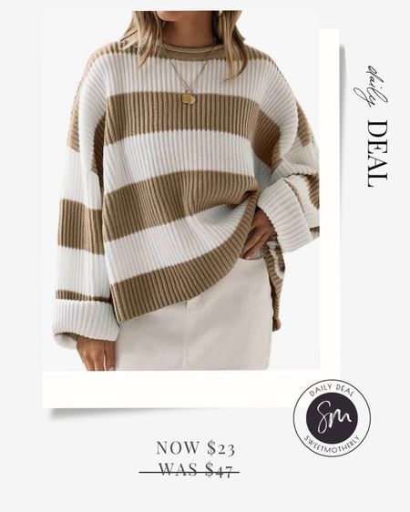 I have a code for you all on this new release Zesica striped pullover sweater! 
Price before discount: 47.99
🚩Code: 25BXSNTF

Everyday tote
Women’s leggings
Women’s activewear
Lululemon leggings
Wedding Guest
Fall dresses
Vacation Outfits
Rug
Home Decor
Sneakers
Jeans
Bedroom
Maternity Outfit
Women’s blouses
Women’s workwear
Fall style
Fall fashion
Women’s handbags
Women’s pants
Affordable blazers
Women’s boots
Women’s booties
Fall fashion

#LTKsalealert #LTKstyletip #LTKSeasonal
