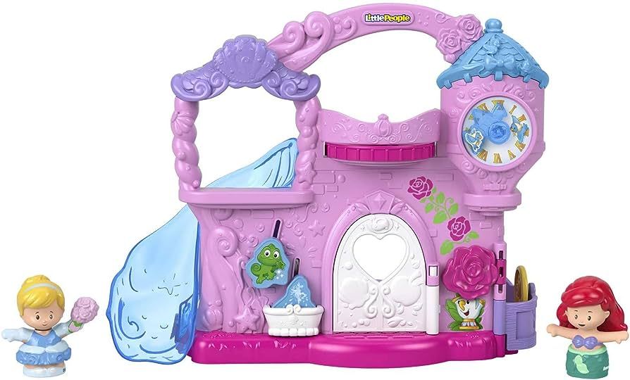 Fisher-Price Disney Princess Toddler Toy Little People Play & Go Castle Portable Playset with Ari... | Amazon (US)